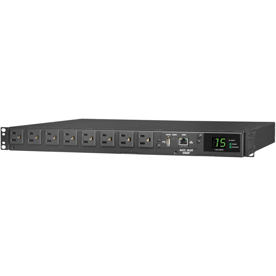 Rack Mount Power Distribution Unit - ATS PDU with Real-Time Monitoring | TecIsoft PDUMNH15AT1