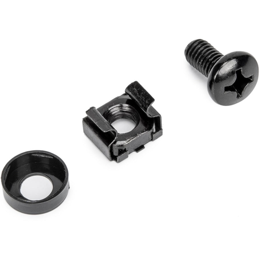 Rack Screws 50 Pack Black,2 Mm M6 Screws M6 Nuts