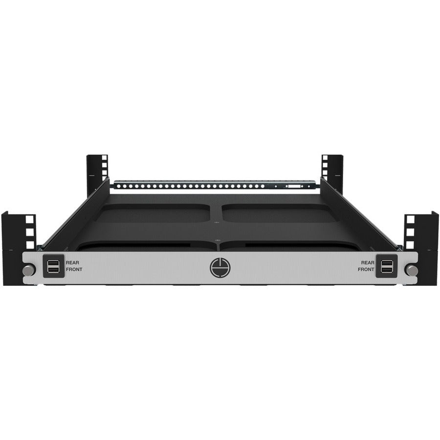Rack Solutions 1U Mini Rack Access Tool-Less Shelf for Four Apple Mac Mini with USB 112-5541
