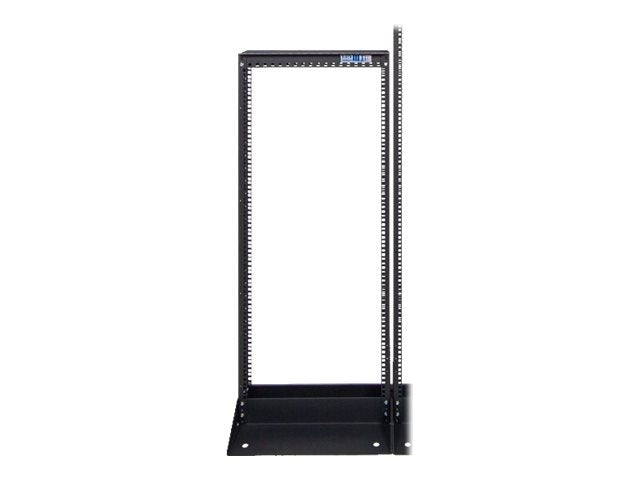 RackSolutions Telco Relay 2 Post TechEdge - Rack open frame - 2-post - floor mountable - black - 25U - 19",RackSolutions