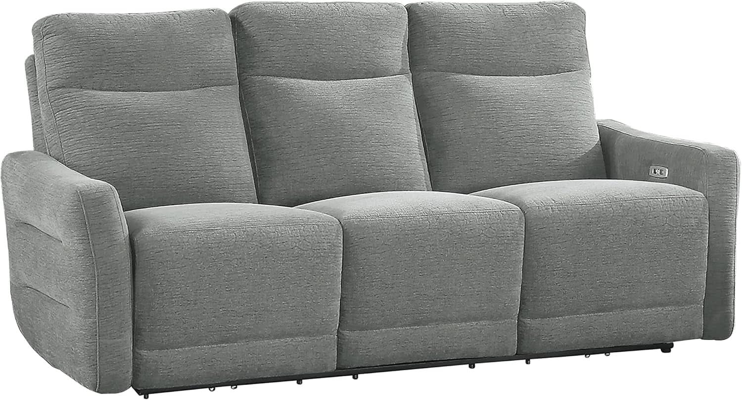 Rainwood Wallhugger Power Reclining 3 Piece Dove Gray
