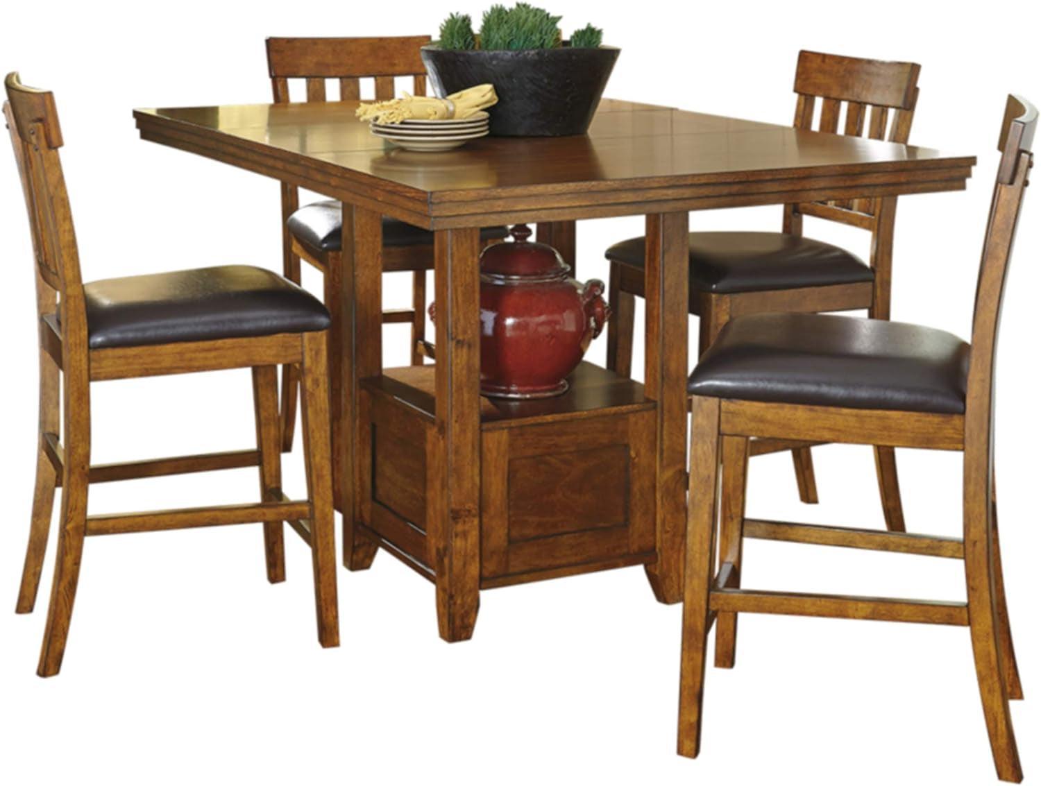 Ralene 36 Inch Counter Height Dining Table With Extension Leaf