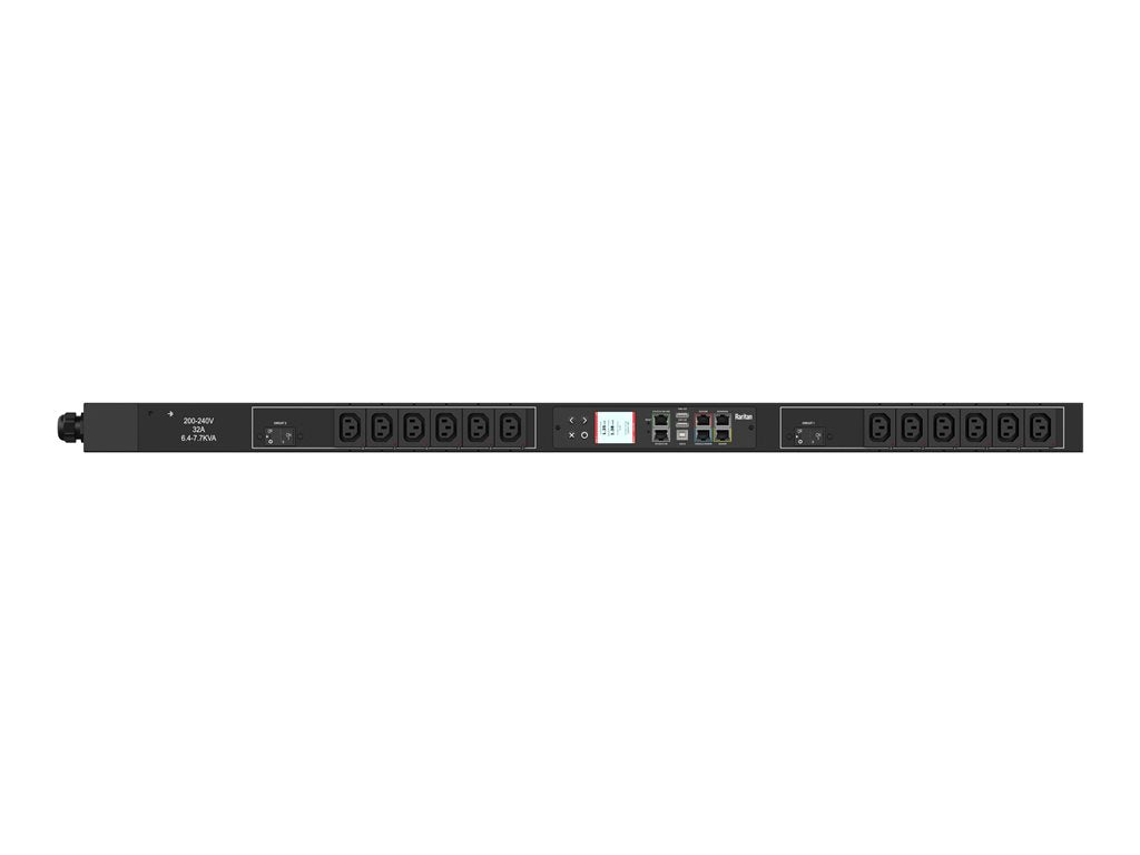 Raritan PX3-5292V - Power distribution unit (rack-mountable) - AC 230 V - 7400 VA - 1-phase - Ethernet 10/100/1000, RS-232, USB