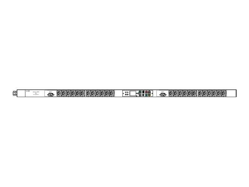 Raritan PX3-5492V - Power distribution unit (rack-mountable) - AC 120 V - 2900 VA - 1-phase - RS-232, USB, Ethernet 10/100/1000 PX3-5492V-K3