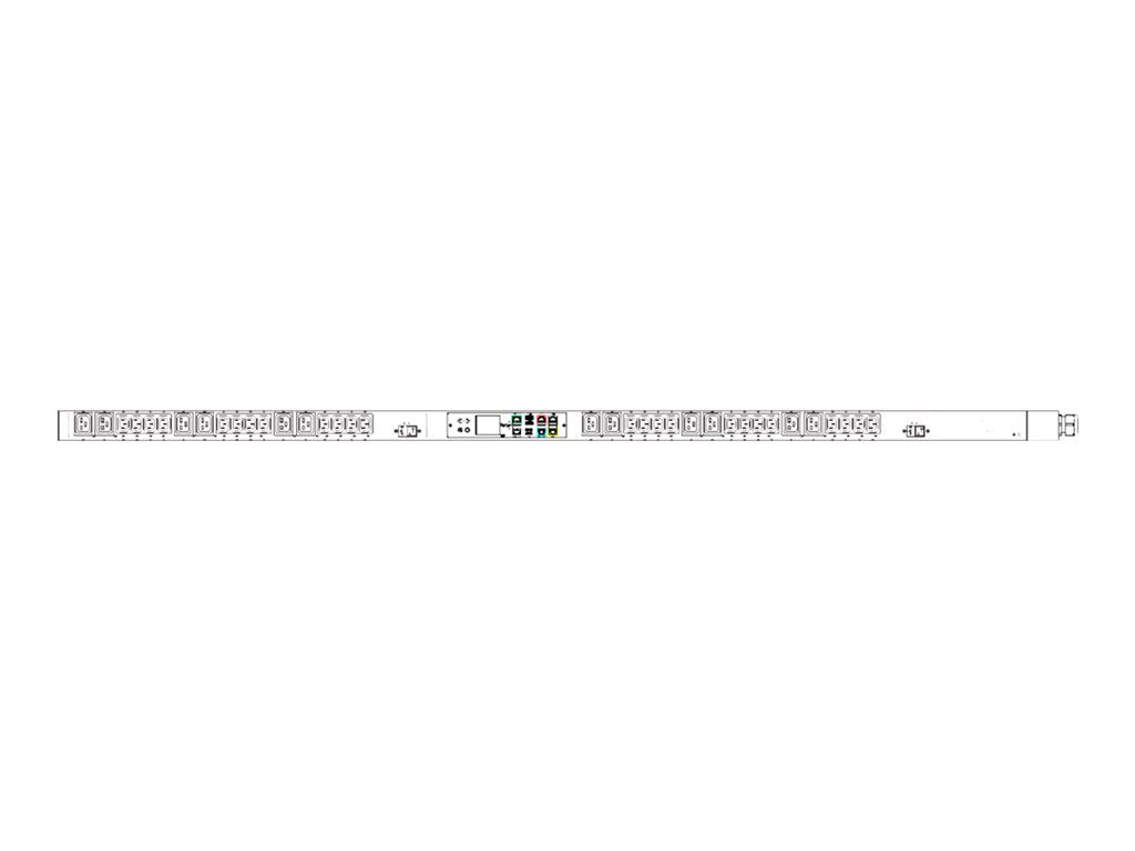 Raritan PX3-5903U - Power distribution unit (rack-mountable) - AC 208 V - 5000 VA - 1-phase - Ethernet 10/100/1000, RS-232, USB