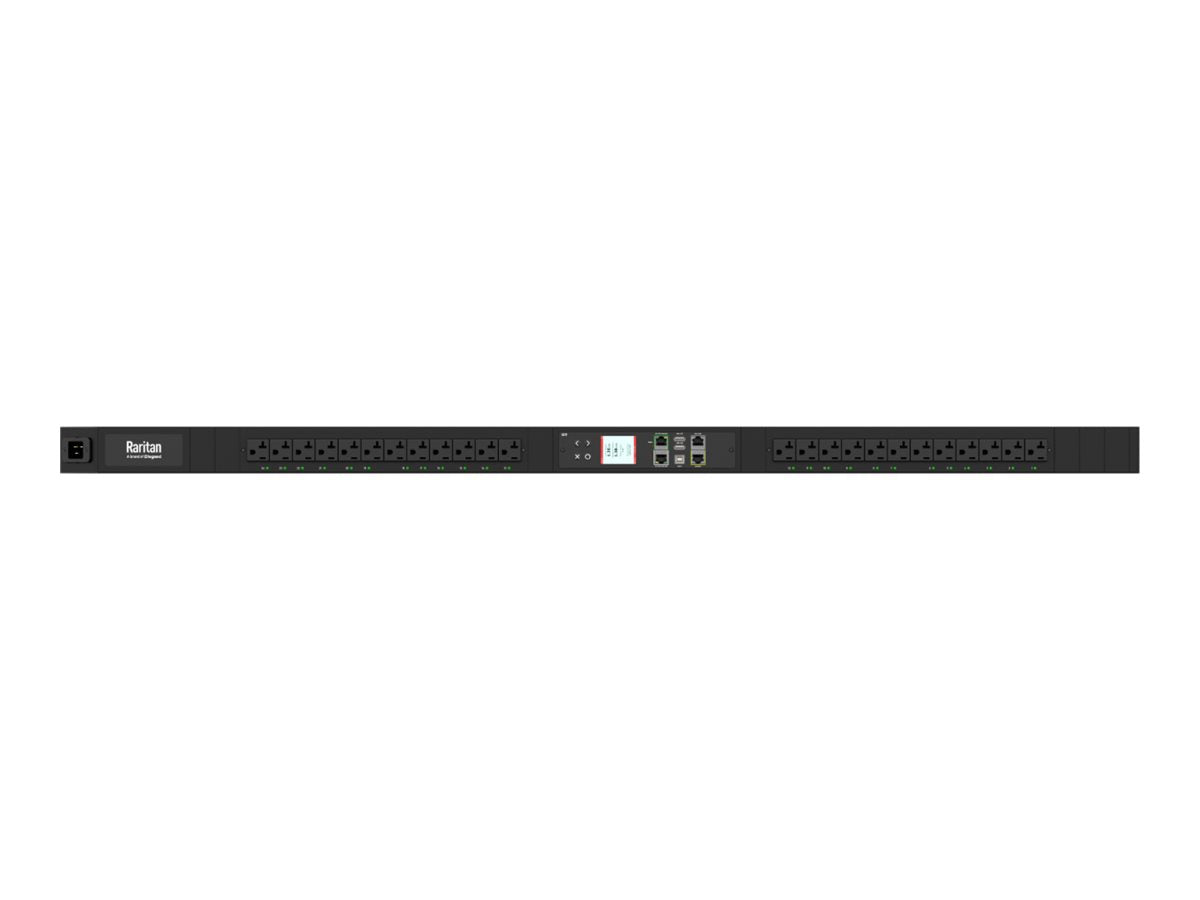 Raritan PX4-5475C - Power distribution unit (rack-mountable) - AC 120 V - 1900 VA - 1-phase - Ethernet 10/100/1000, Ethernet