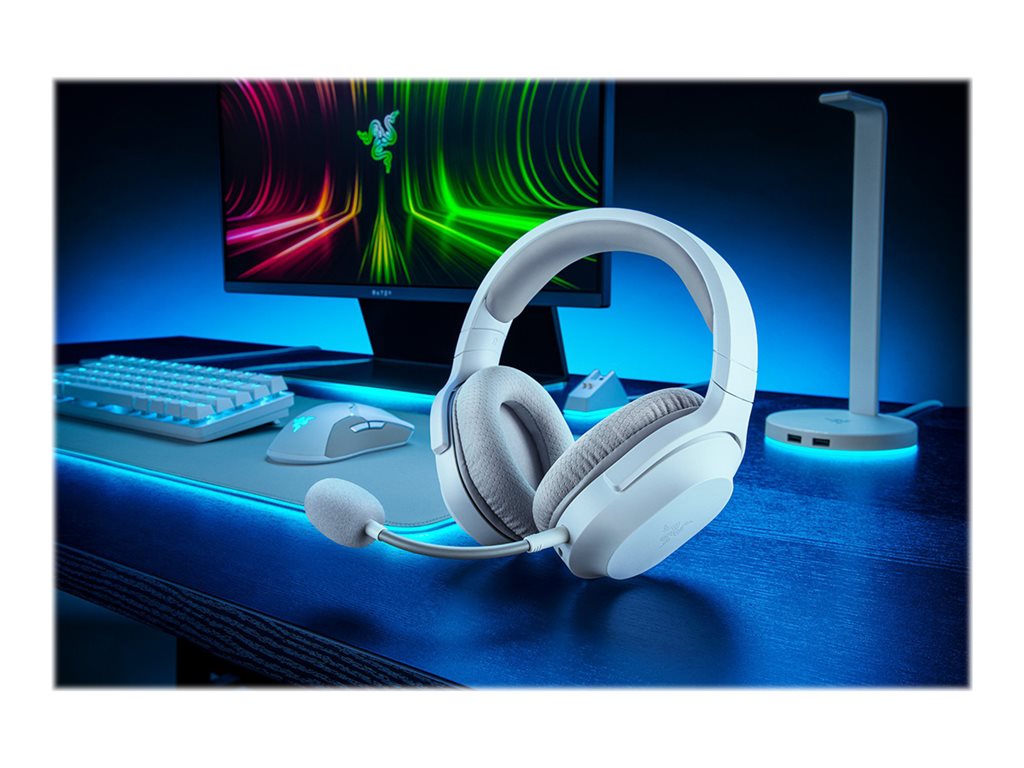 Razer Barracuda X - Headset - full size - Bluetooth / 2.4 GHz radio frequency - wireless, wired - 3.5 mm jack, USB-C -