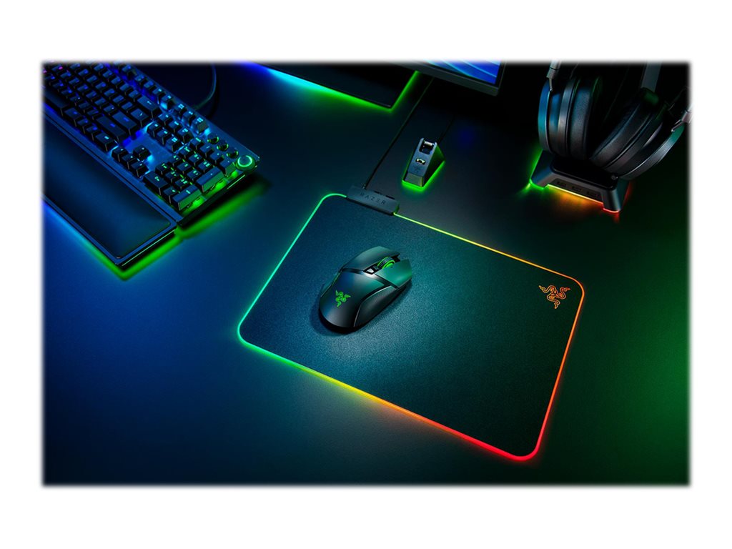 Razer Basilisk Ultimate - Mouse - ergonomic - right-handed - optical - 11 buttons - wired, wireless - USB, 2.4 GHz