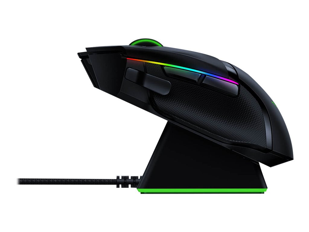 Razer Basilisk Ultimate - Mouse - right-handed - optical - 11 buttons - wireless, wired - USB, 2.4 GHz - black