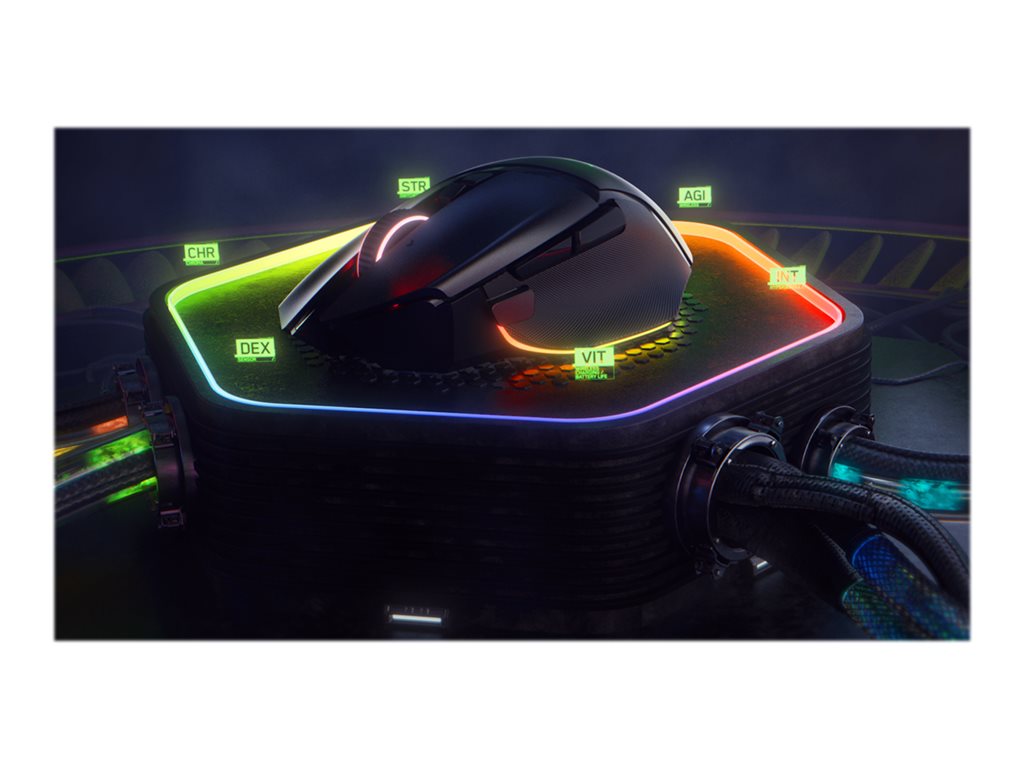 Razer Basilisk V3 pro - Mouse - ergonomic - right-handed - optical - 11 buttons - wireless, wired - Bluetooth, 2.4 GHz -