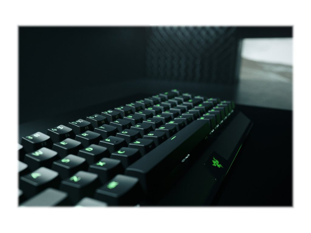 Razer BlackWidow V3 Mini HyperSpeed - Keyboard - backlit - wireless - Bluetooth, 2.4 GHz, USB-C - QWERTY - US - key