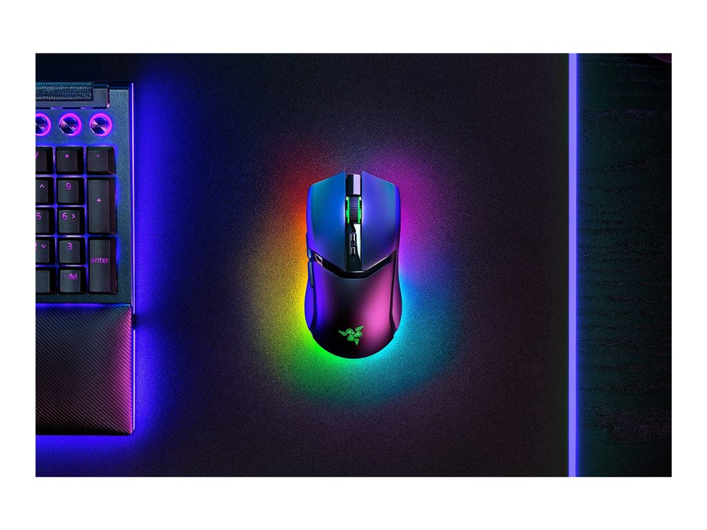 Razer Cobra Pro - Mouse - right-handed - optical - 8 buttons - wired, wireless - USB, 2.4 GHz, Bluetooth - USB