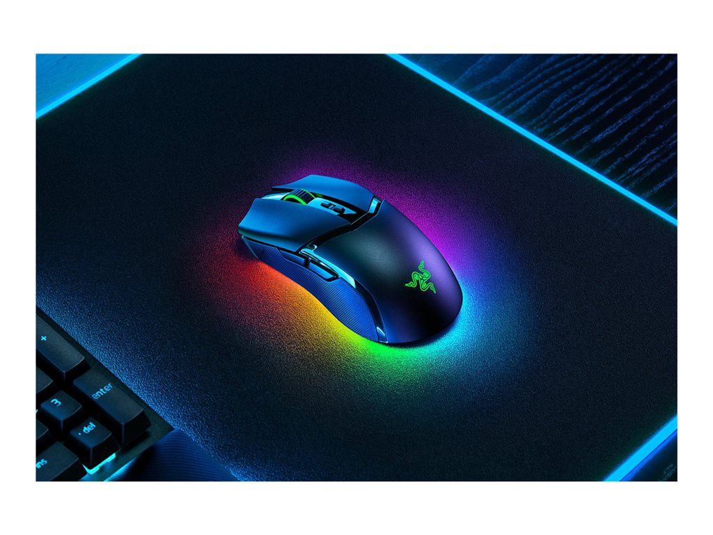 Razer Cobra Pro - Mouse - right-handed - optical - 8 buttons - wired, wireless - USB, 2.4 GHz, Bluetooth - USB