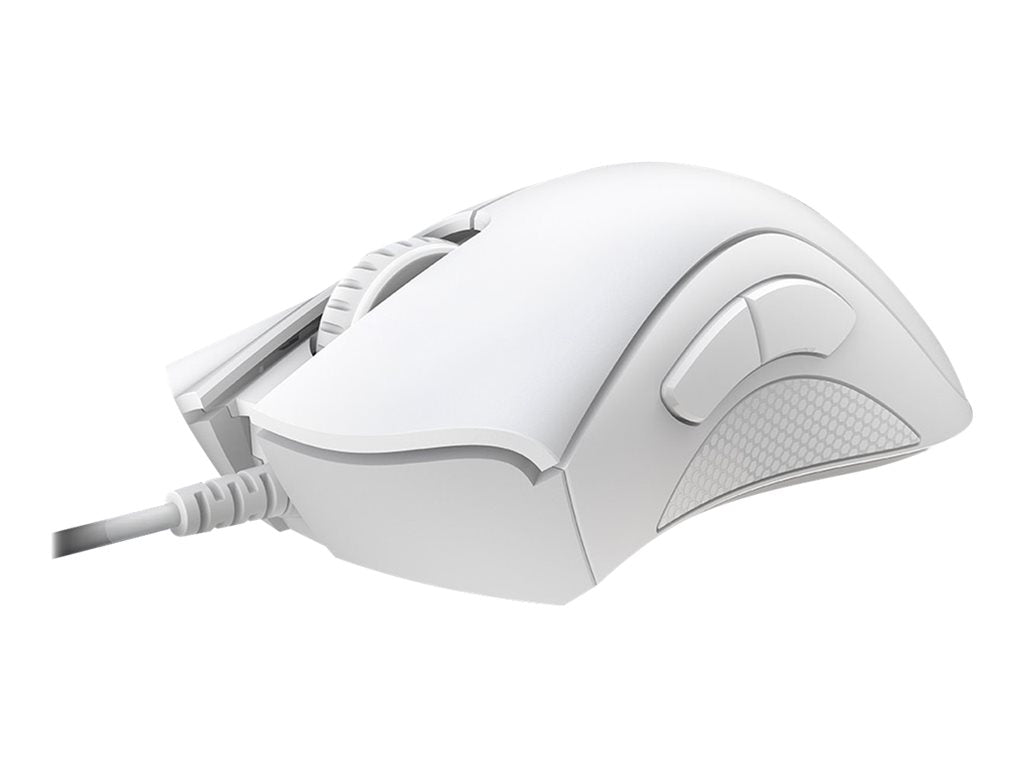 Razer DeathAdder Essential - White Edition - mouse - ergonomic - right-handed - optical - 5 buttons - wired - USB -