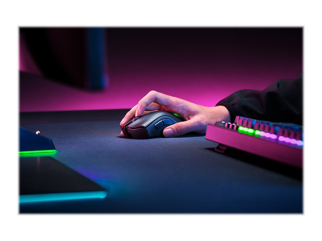 Razer DeathAdder V2 Pro - Mouse - ergonomic - right-handed - optical - 8 buttons - wireless, wired - USB, Bluetooth, 2.4