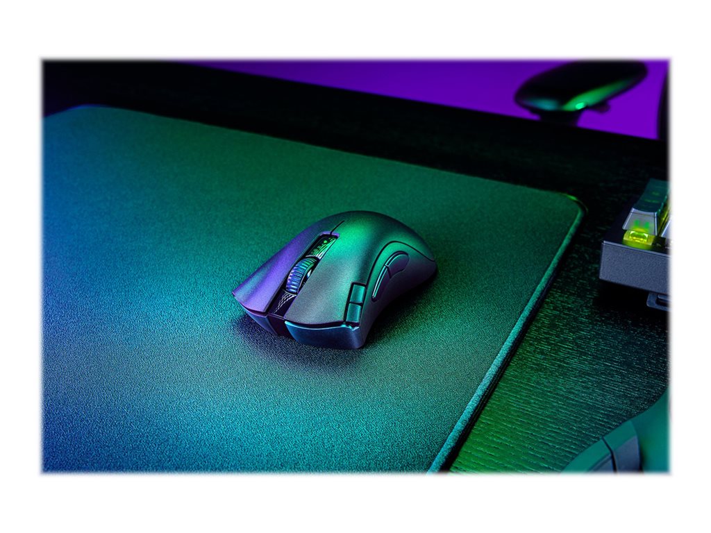 Razer DeathAdder V2 X HyperSpeed - Mouse - ergonomic - right-handed - optical - 7 buttons - wireless - Bluetooth, 2.4