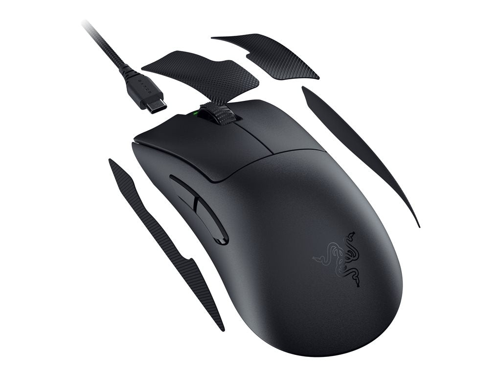 Razer DeathAdder V3 Pro - Mouse - ergonomic - right-handed - optical - 5 buttons - wireless - USB wireless receiver -