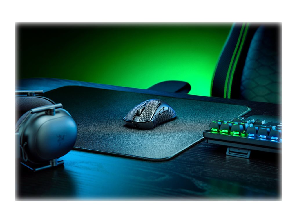 Razer DeathAdder V3 Pro - Mouse - ergonomic - right-handed - optical - 5 buttons - wireless - USB wireless receiver -