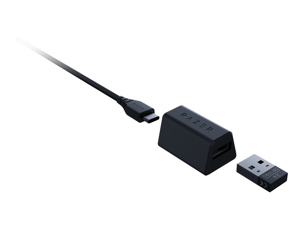 Razer DeathAdder V3 Pro - Mouse - ergonomic - right-handed - optical - 5 buttons - wireless - USB wireless receiver -