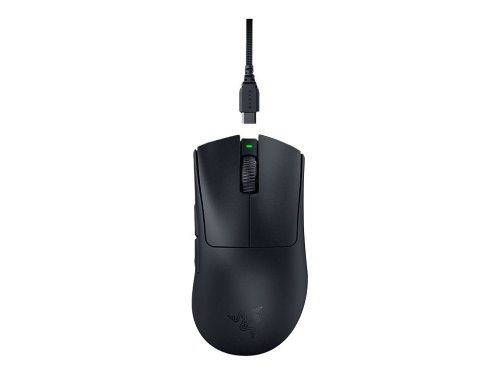 Razer DeathAdder V3 Pro - Mouse - ergonomic - smooth-touch, 8000 Hz - right-handed - optical - 5 buttons - wireless,