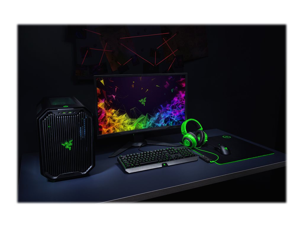 Razer Kraken - Tournament Edition - headset - full size - wired - 3.5 mm jack - noise isolating - black