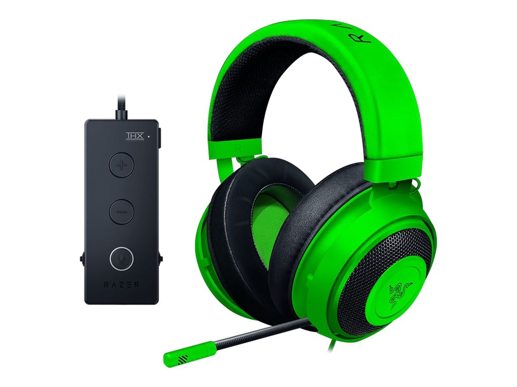 Razer Kraken - Tournament Edition - headset - full size - wired - 3.5 mm jack - noise isolating - black