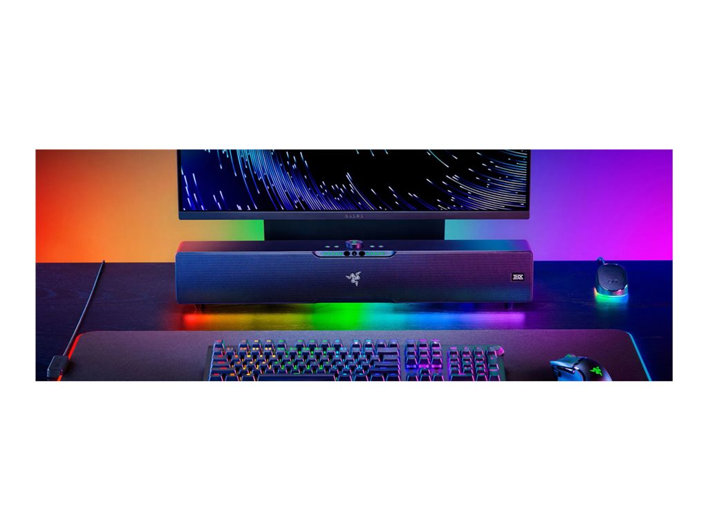 Razer Leviathan V2 Pro - Sound bar system - for PC - wireless - Bluetooth - App-controlled - USB