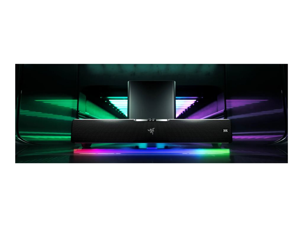 Razer Leviathan V2 Pro - Sound bar system - for PC - wireless - Bluetooth - App-controlled - USB