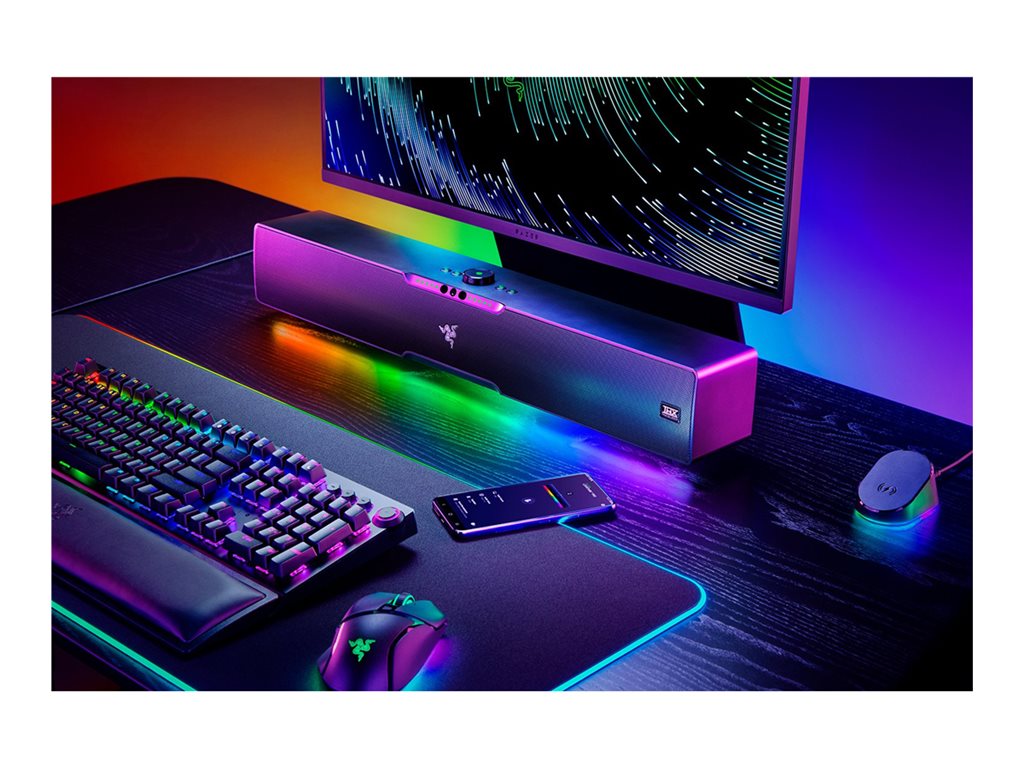 Razer Leviathan V2 Pro - Sound bar system - for PC - wireless - Bluetooth - App-controlled - USB