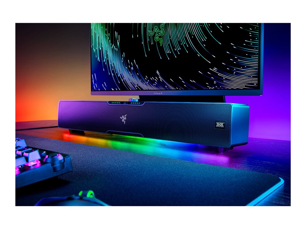 Razer Leviathan V2 Pro - Sound bar system - for PC - wireless - Bluetooth - App-controlled - USB