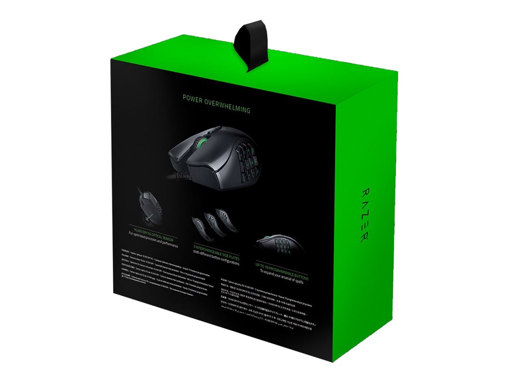 Razer Naga Trinity - Mouse - right-handed - laser - 19 buttons - wired - USB