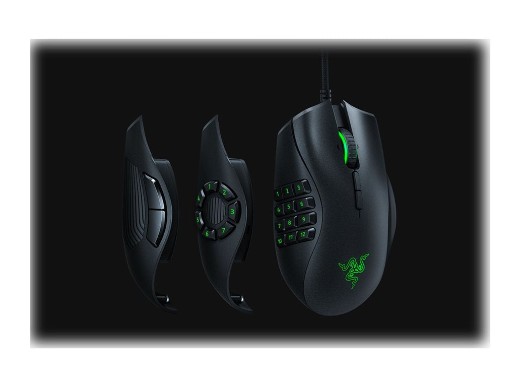 Razer Naga Trinity - Mouse - right-handed - laser - 19 buttons - wired - USB