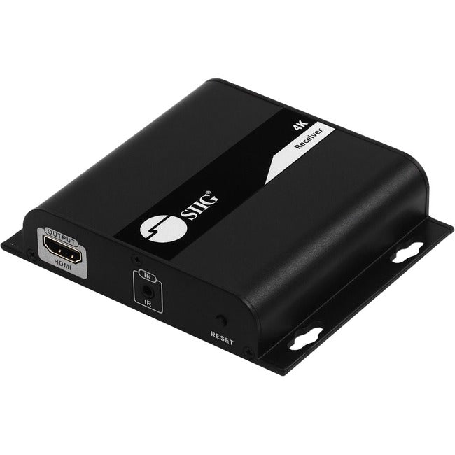 Receives Hdmi 4K30Hz Video Up To 394Ft (120M) Via Cat6 Cable, Ir Control, Reset