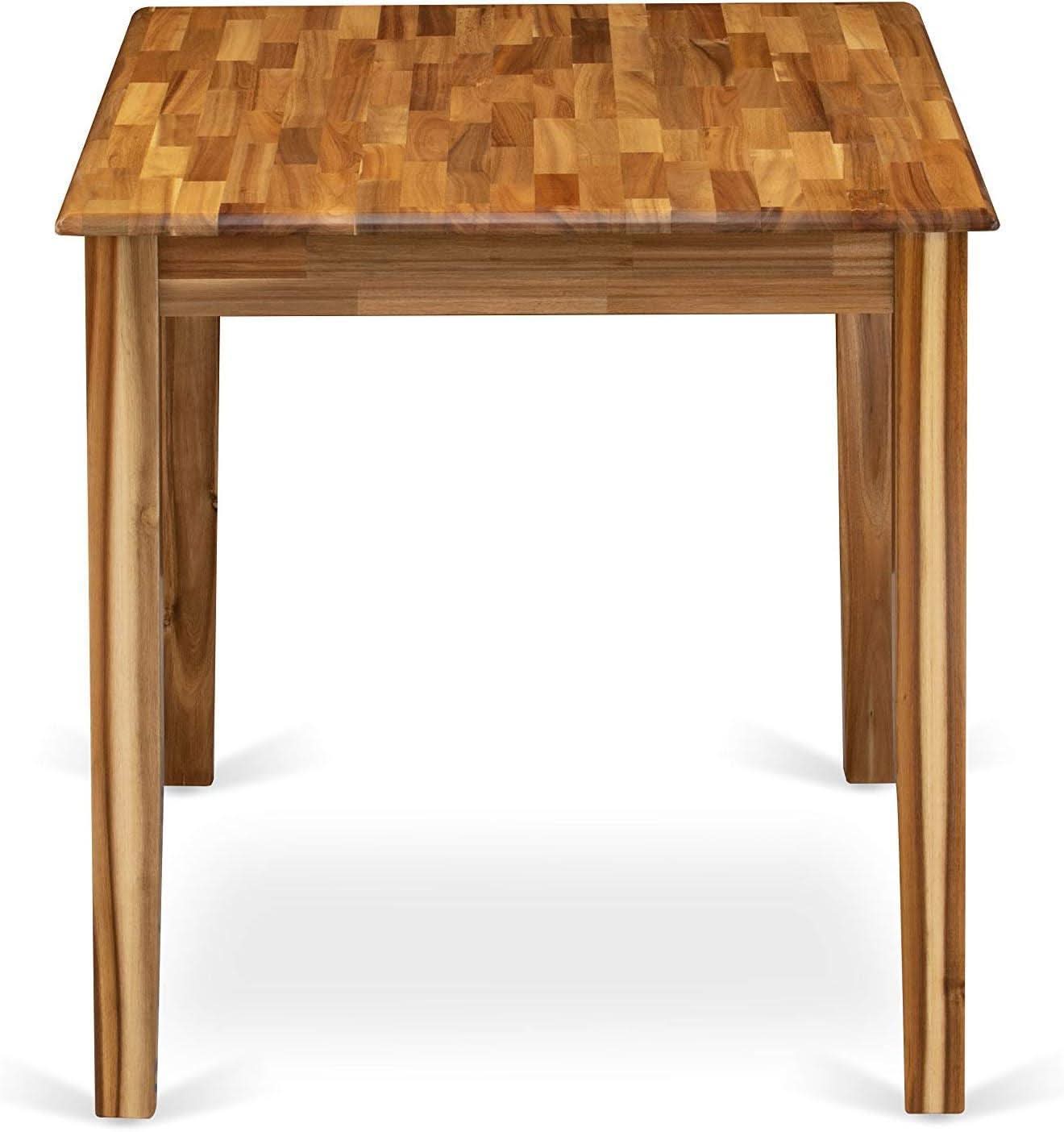 Rectangular Dining Table 48 By 30 Inch Natural Wood
