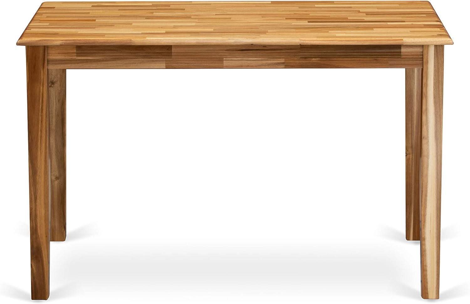 Rectangular Dining Table 48 By 30 Inch Natural Wood