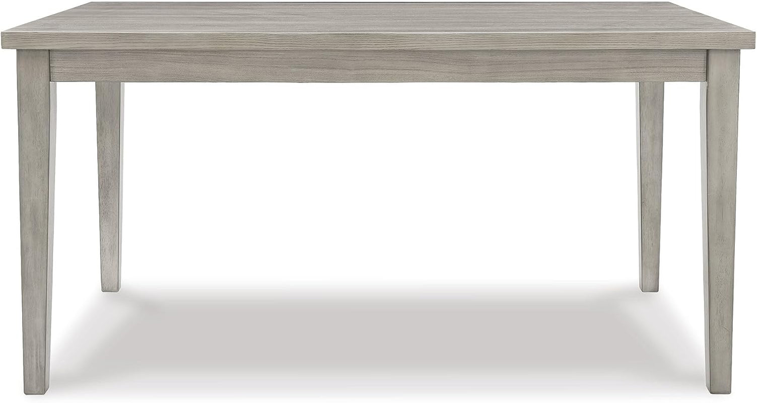 Rectangular Dining Table Gray Modern Farmhouse Style