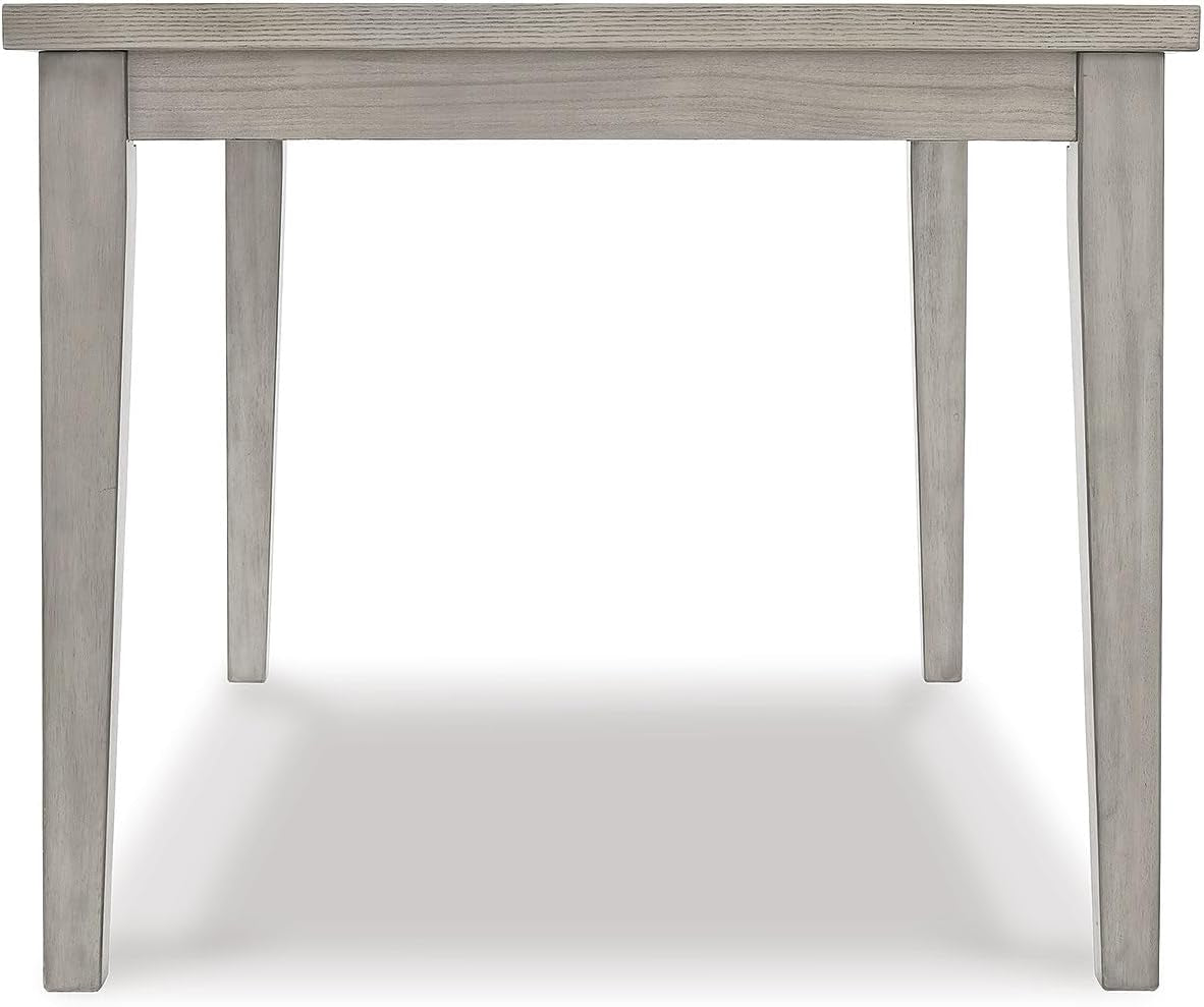 Rectangular Dining Table Gray Modern Farmhouse Style