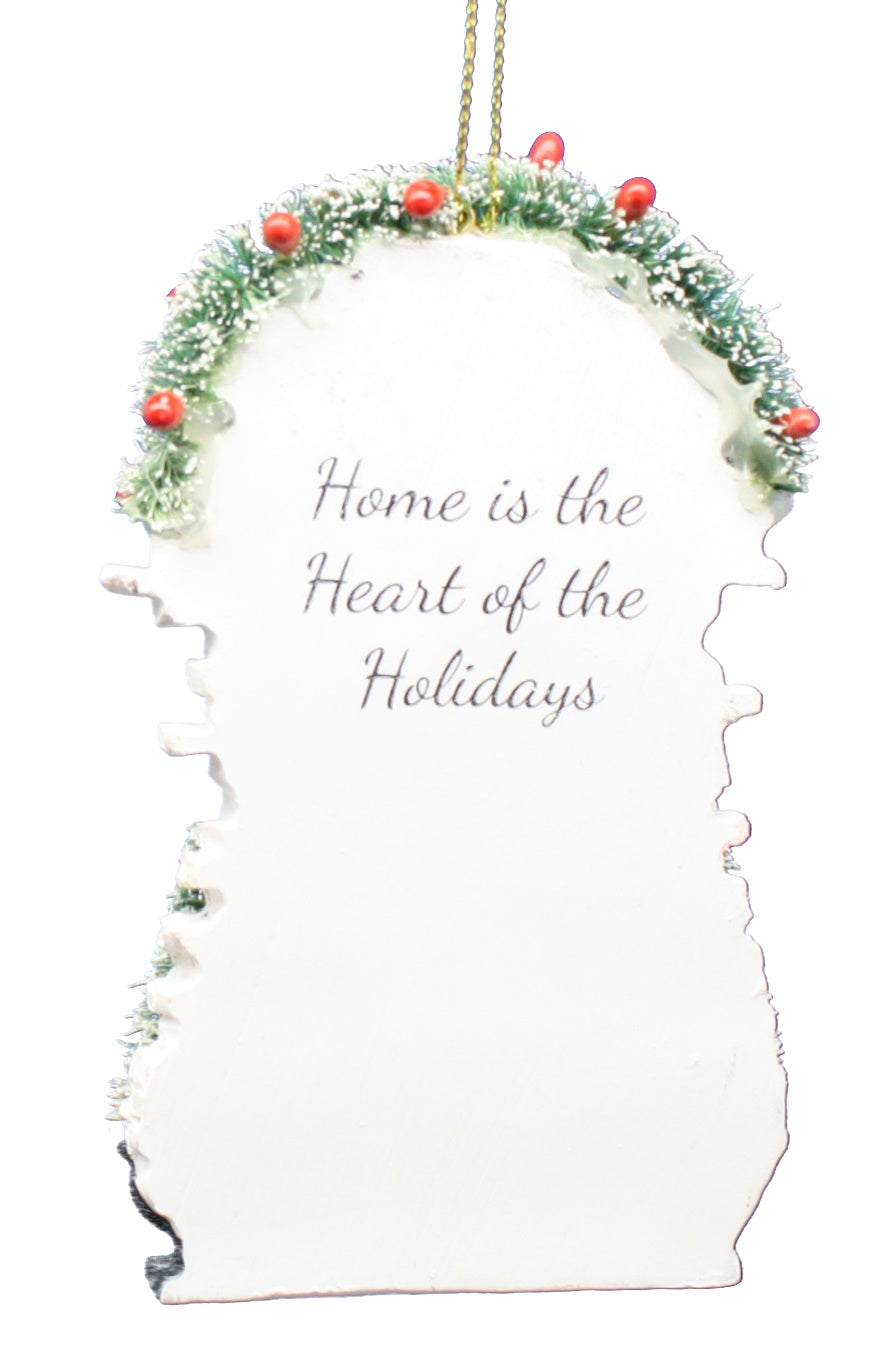 Red Door Personalizeable Ornament