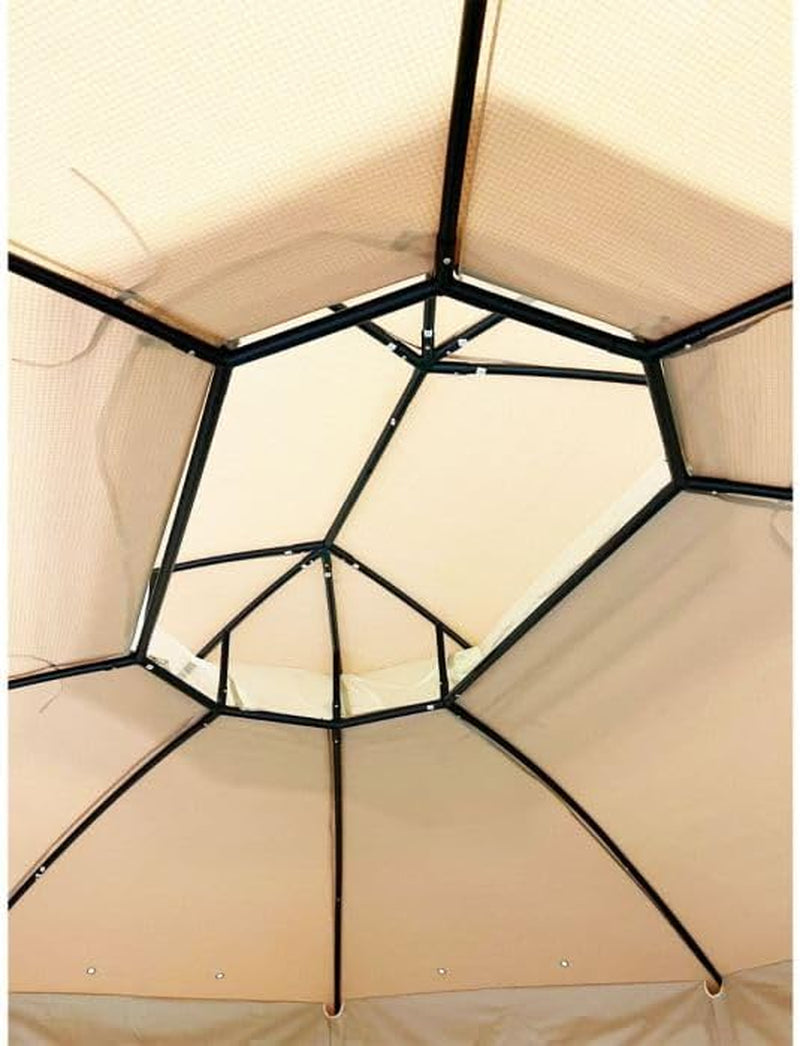 Replacement Canopy For Jefferies Gazebo Beige Whisper RipLock 350