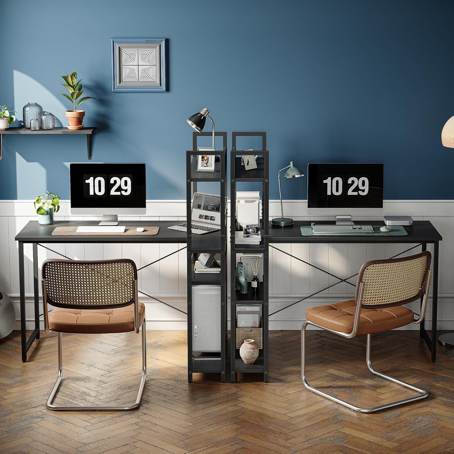 Reversible Small L Shaped Computer Desk with Storage