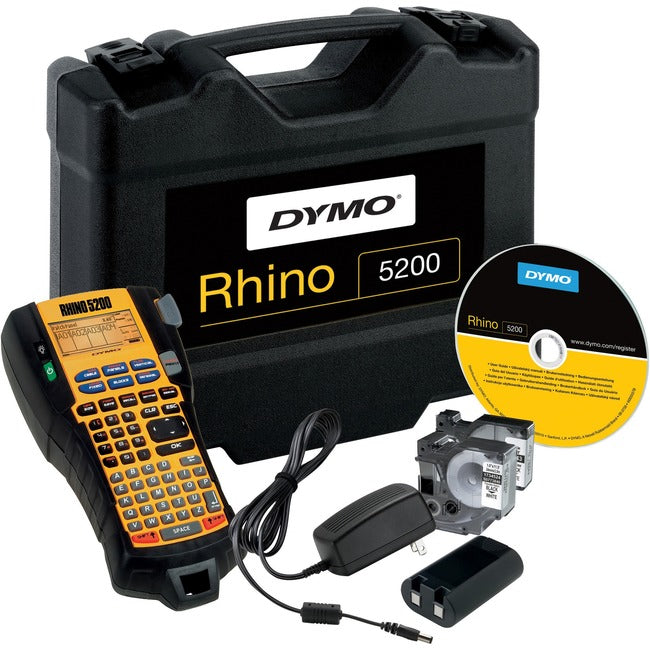 Rhino 5200 Industrial Labeling Tool. Includes Rhino 5200 And Carrying Case, 3/4