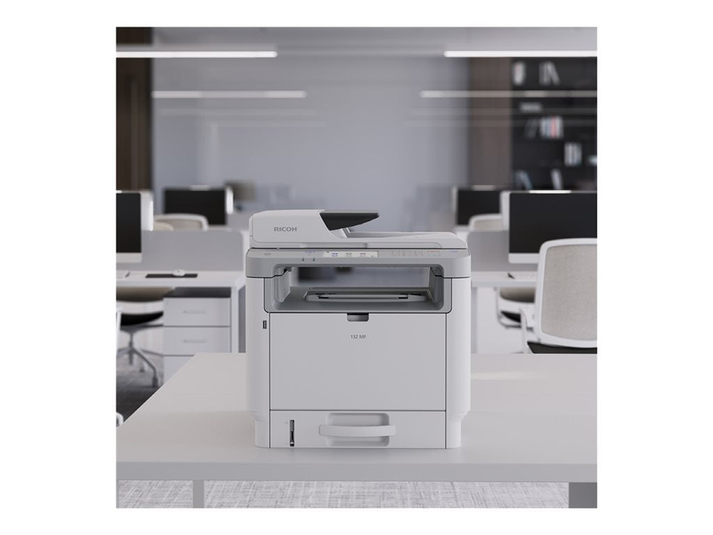 Ricoh 132 MF - Multifunction printer - B/W - laser - Legal (8.5 in x 14 in) (original) - A4/Legal (media) - up to 34 ppm