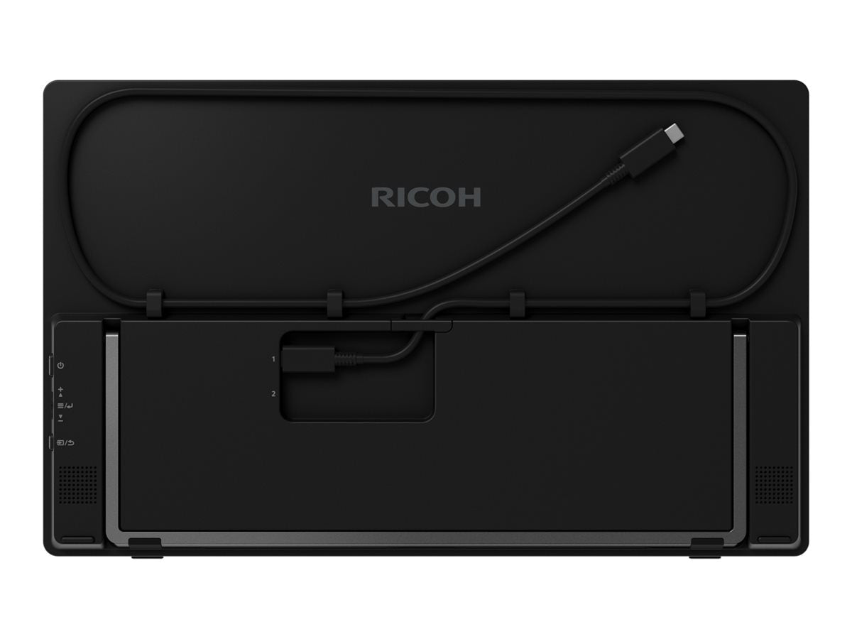 Ricoh 150 - OLED monitor - 15.6 - portable - touchscreen - 1920 x 1080 Full HD (1080p) @ 60 Hz - 300 cd/mï¿½ - 100000:1 - 1 ms - 2xUSB-C - speakers"