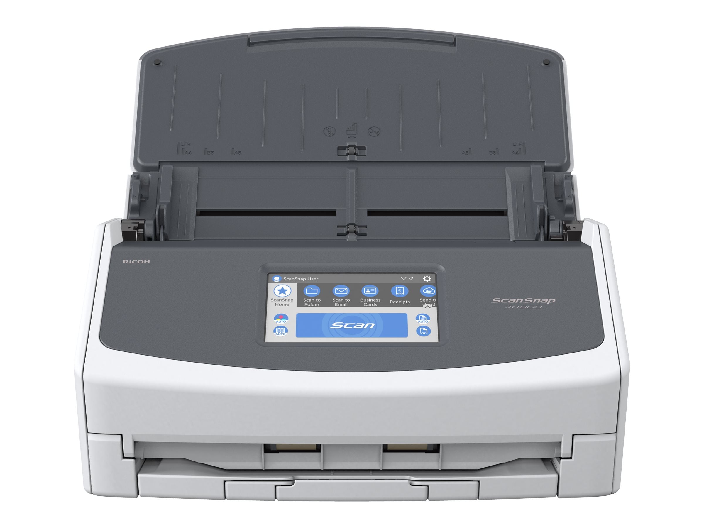 Ricoh ScanSnap iX1600 - Document scanner - Dual CIS - Duplex - 279 x 3000 mm - 600 dpi x 600 dpi - up to 40 ppm (mono) / up to PA03770-B615-R