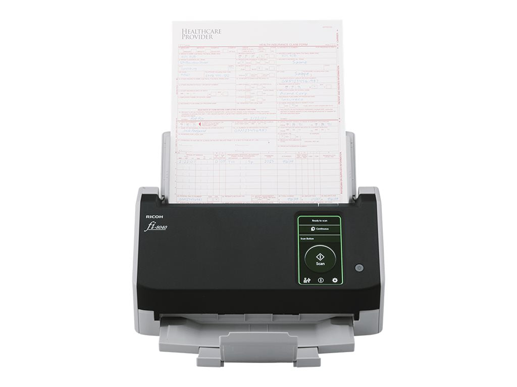 Ricoh fi 8040 - Document scanner - Dual CIS - Duplex - - 600 dpi x 600 dpi - up to 40 ppm (mono) / up to 40 ppm (color) - ADF PA03836-B015