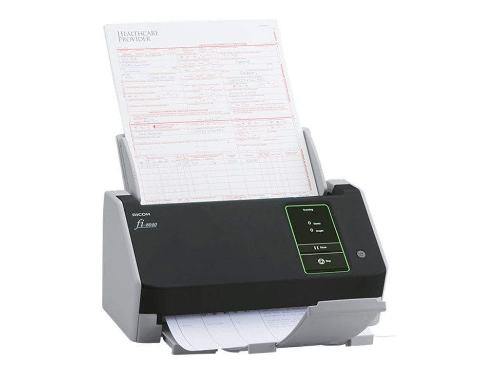 Ricoh fi 8040 - Document scanner - Dual CIS - Duplex - - 600 dpi x 600 dpi - up to 40 ppm (mono) / up to 40 ppm (color) - ADF PA03836-B015