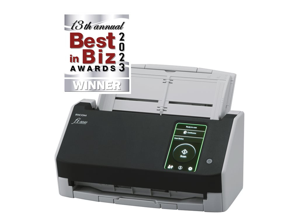 Ricoh fi 8040 - Document scanner - Dual CIS - Duplex - - 600 dpi x 600 dpi - up to 40 ppm (mono) / up to 40 ppm (color) - ADF PA03836-B015
