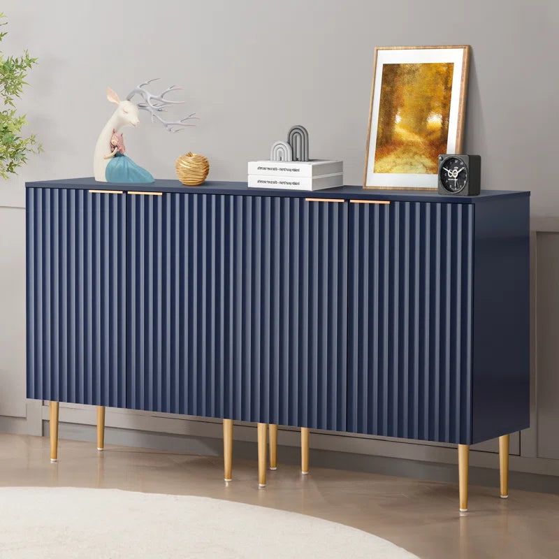 Rishaw 34.3 Inch Tall Adjustable Shelf Two Door Cabinet