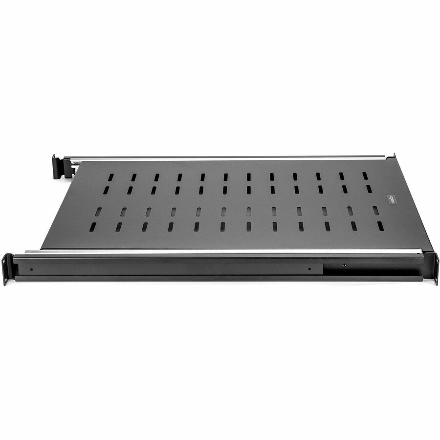 Rocstor 19" Adjustable Sliding Server Rack Cabinet Shelf - For Server, Data Center - 1U