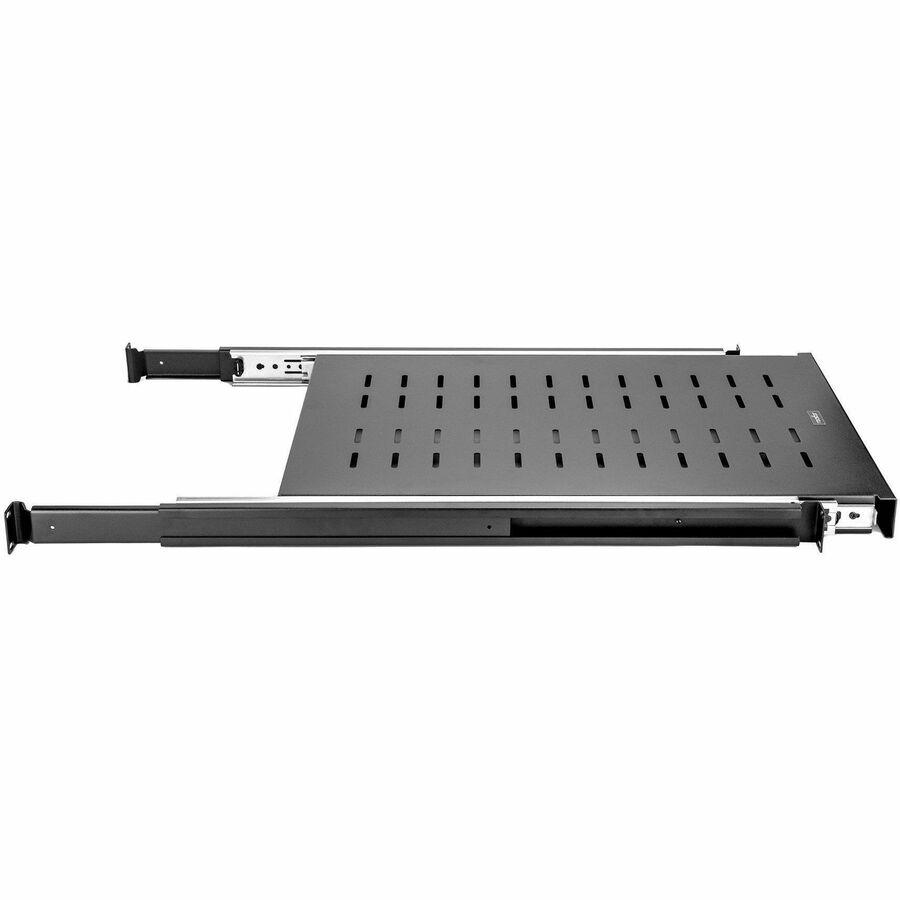 Rocstor 19" Adjustable Sliding Server Rack Cabinet Shelf - For Server, Data Center - 1U